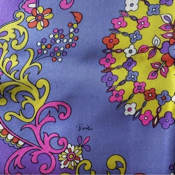 Vintage Emilio Pucci Silk Print Scarf - Picture 5 of 8